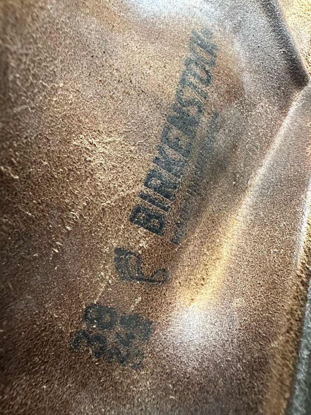 Birkenstock Arizona Birkibuc Sandals Size 38 Stone Copper Buckles Womens 7 7.5 - Picture 11 of 11